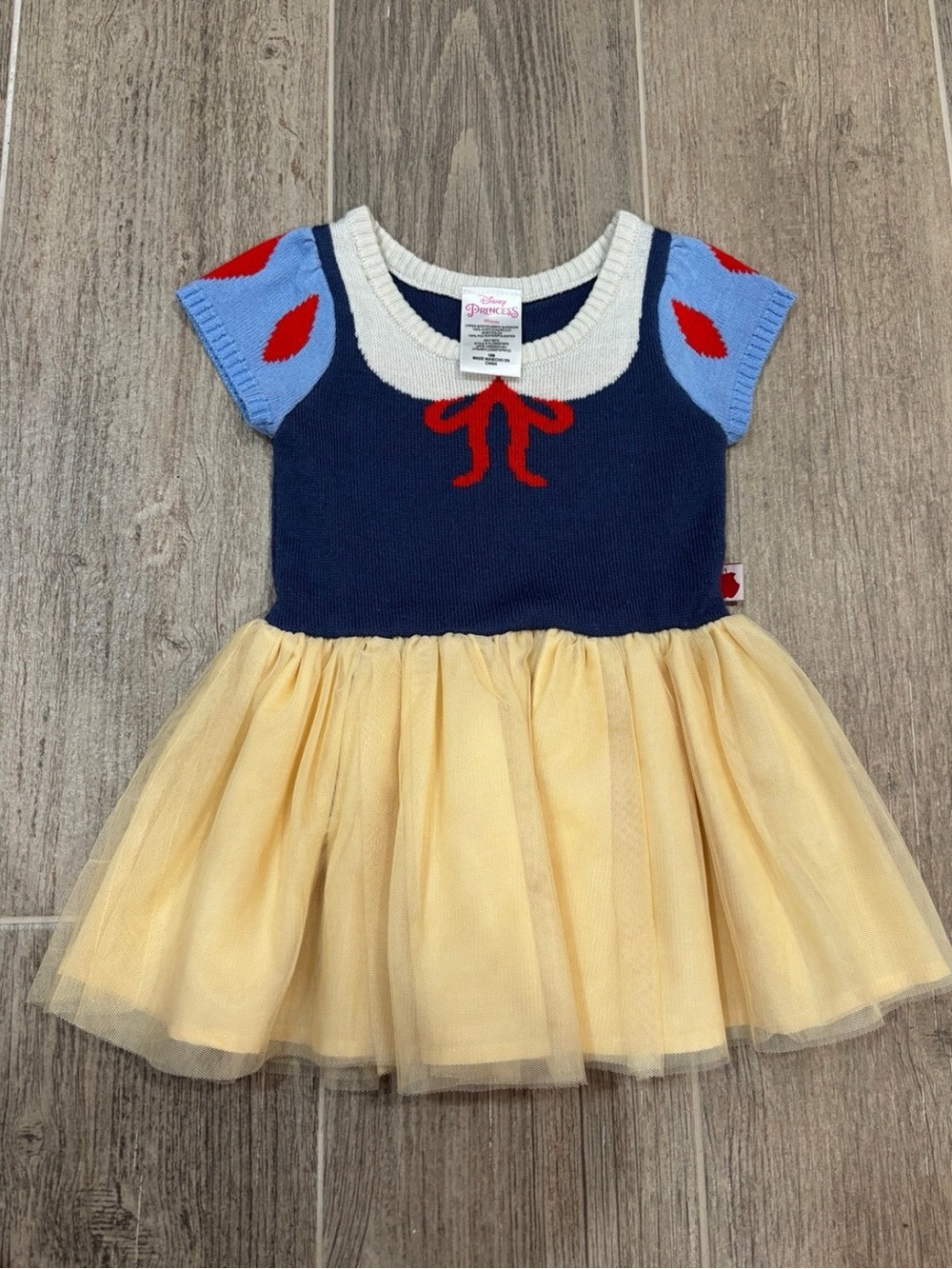Snow White Inspired Tulle Dress - Navy, Light Blue & Yellow